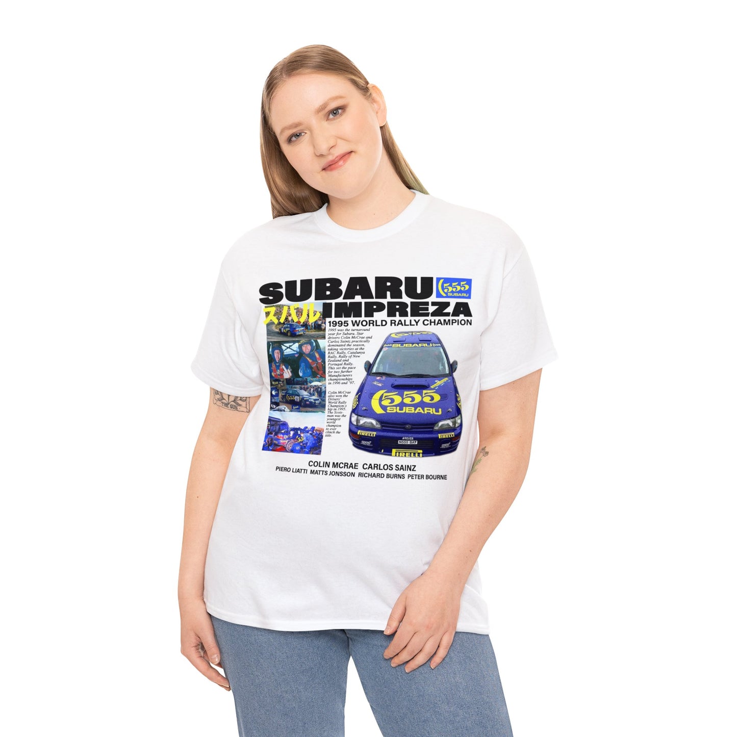 SUBARU IMPREZA WRX 555 SHIRT
