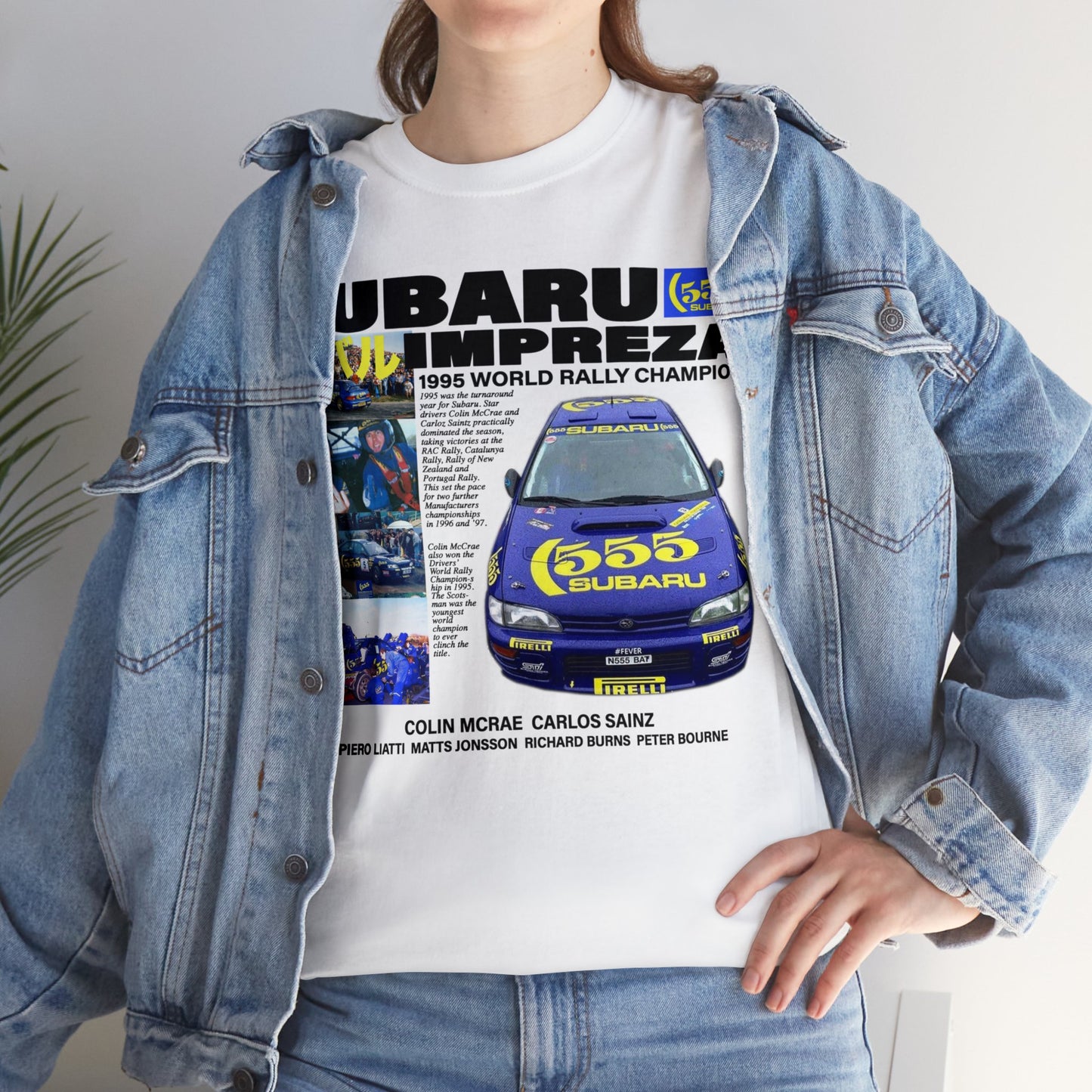 SUBARU IMPREZA WRX 555 SHIRT