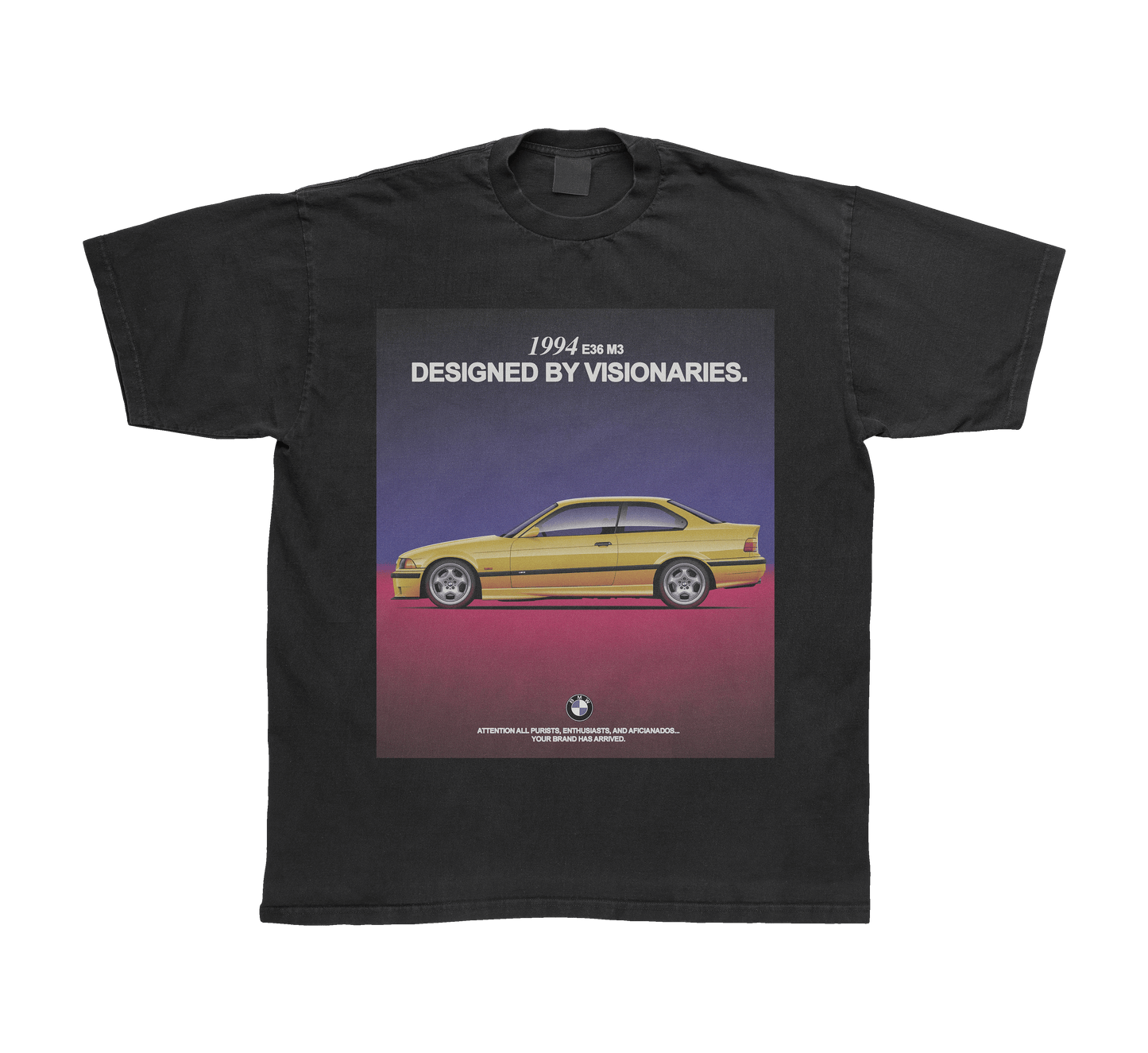 BMW E36 M3 DESIGNED BY VISIONARIES SHIRT