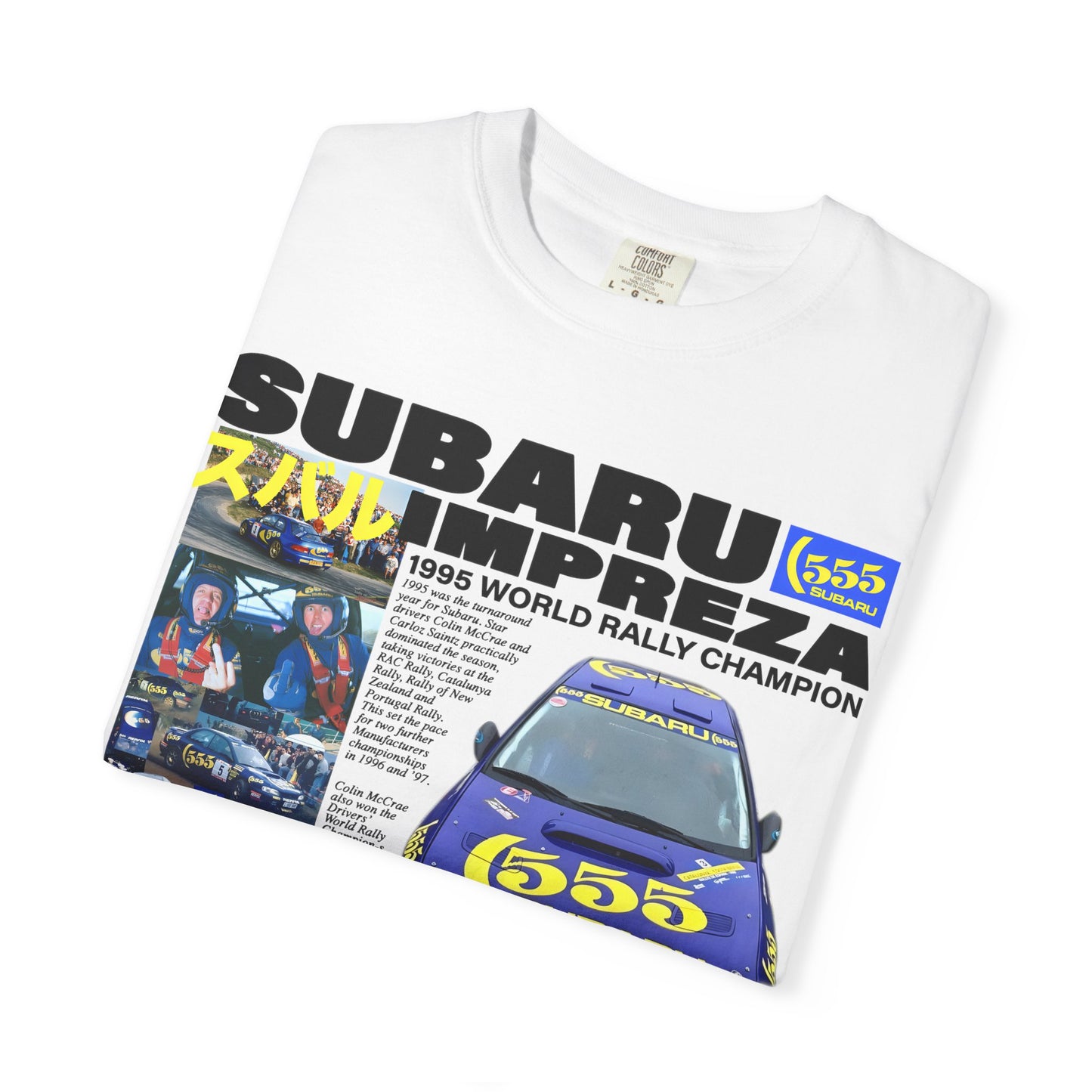Subaru Impreza Rally Graphic T-Shirt (CC)