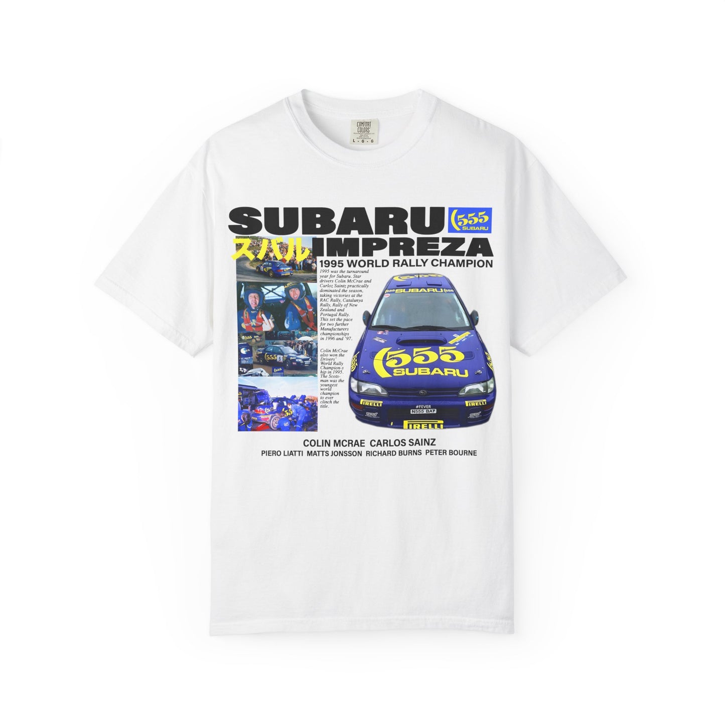 Subaru Impreza Rally Graphic T-Shirt (CC)