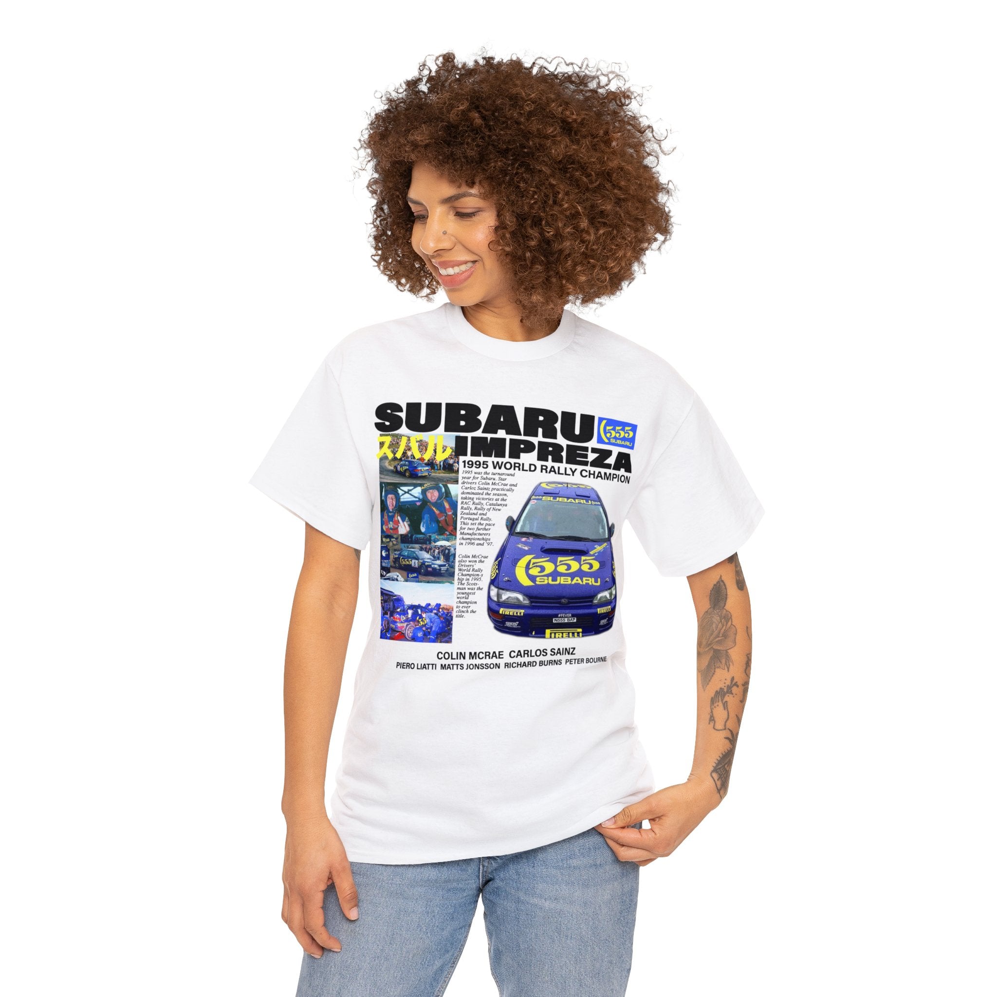 SUBARU IMPREZA WRX 555 SHIRT